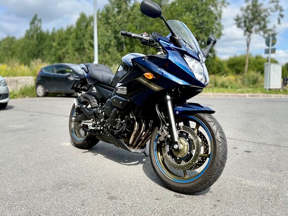 2009 Yamaha XJ6 (FZ6R), синий - вид 6