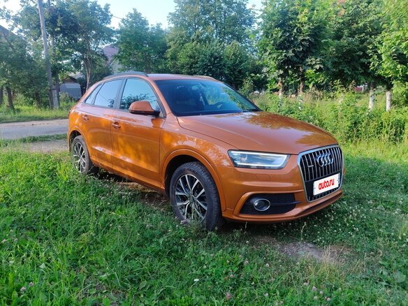 2013 Audi Q3 I (8U), оранжевый, 1650000 рублей - вид 2