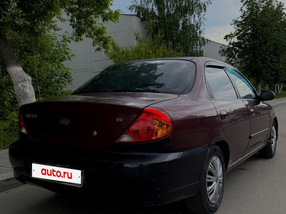 2007 Kia Spectra I Рестайлинг 2, красный, 230000 рублей - вид 2