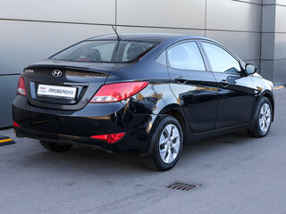 2015 Hyundai Solaris I Рестайлинг, чёрный, 949000 рублей, вид 5