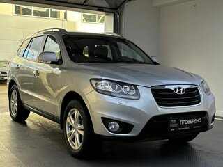 2011 Hyundai Santa Fe II Рестайлинг, серебристый, 1250000 рублей, вид 3