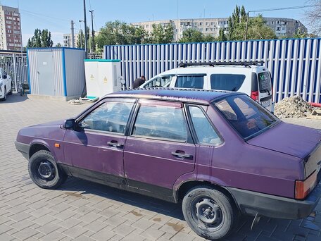 1998 Lada (ВАЗ) 21099, фиолетовый, 100000 рублей, вид 4