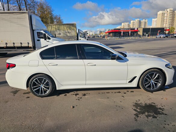 2020 BMW 5 серии 520d xDrive VII (G30/G31/G38) Рестайлинг, белый - вид 6