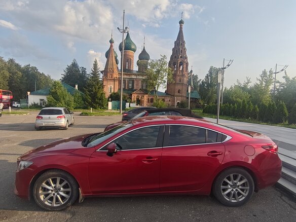 2015 Mazda 6 III (GJ) Рестайлинг, красный, 1450000 рублей - вид 7