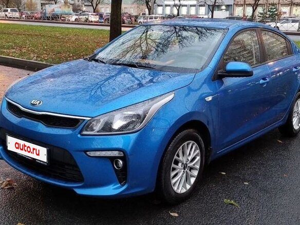 2020 Kia Rio IV, синий, 1600000 рублей - вид 2