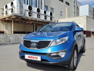 2010 Kia Sportage III, синий, 900000 рублей, вид 2