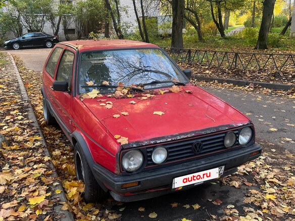 1988 Volkswagen Golf II, красный, 160000 рублей - вид 2