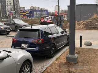 2008 Volkswagen Passat B6, синий, 999999 рублей, вид 5