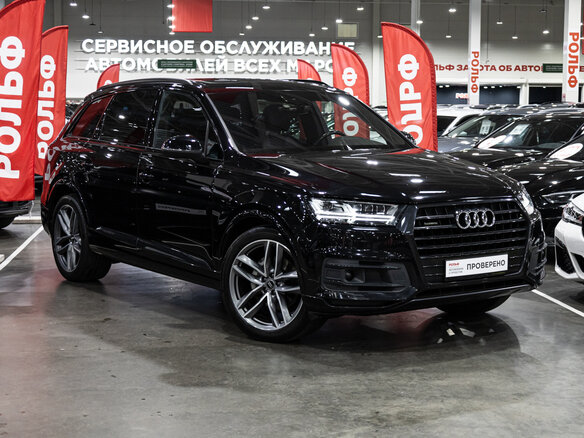 2018 Audi Q7 II (4M), чёрный - вид 4