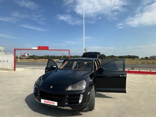 2007 Porsche Cayenne S I Рестайлинг (957), чёрный, 850000 рублей, вид 2