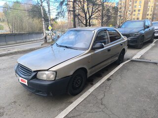 2004 Hyundai Accent ТагАЗ II, бежевый, 199000 рублей, вид 1