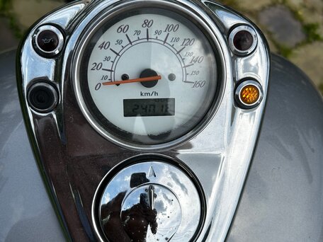 2001 Honda Shadow 400, серебристый, 370000 рублей, вид 5