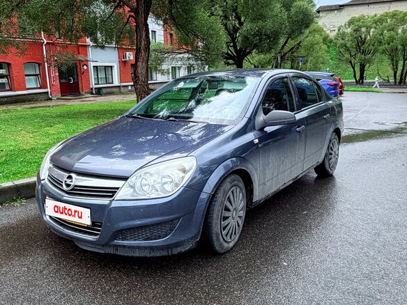 2008 Opel Astra H Рестайлинг, синий, 420000 рублей