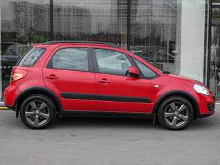 2011 Suzuki SX4 I (Classic) Рестайлинг, красный, 949000 рублей, вид 4