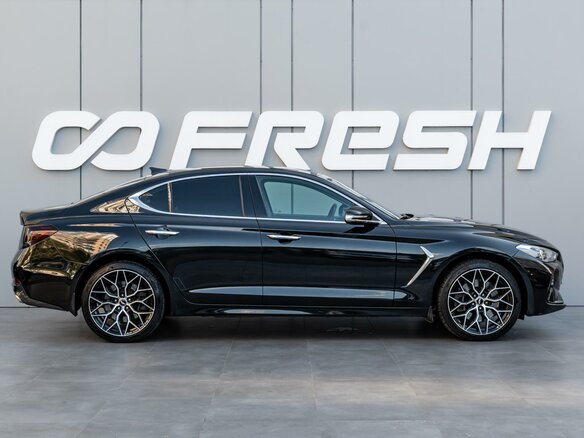 2018 Genesis G70 I, чёрный - вид 4