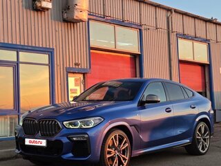 2020 BMW X6 M50d III (G06), синий, 9500000 рублей, вид 1