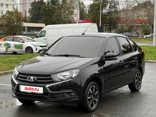2021 Lada (ВАЗ) Granta I Рестайлинг, чёрный, 740000 рублей, вид 2