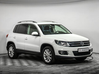 2014 Volkswagen Tiguan I Рестайлинг, белый, 1559777 рублей, вид 3
