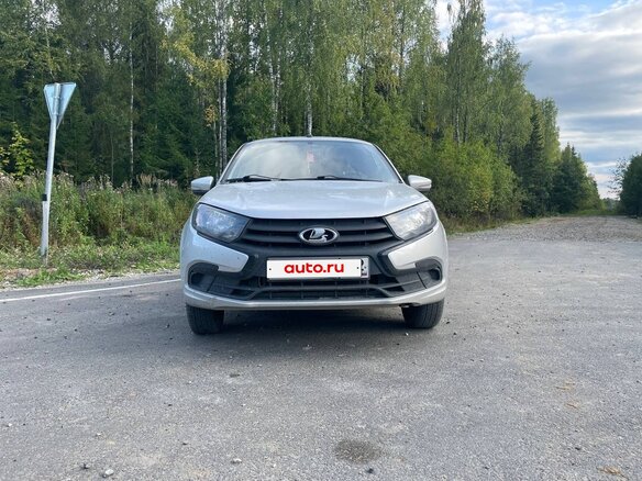 2022 Lada (ВАЗ) Granta Euro-2 I Рестайлинг, серый, 750000 рублей - вид 1