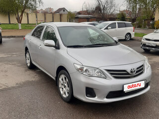 2012 Toyota Corolla X (E140, E150) Рестайлинг, серебристый, 1150000 рублей, вид 3