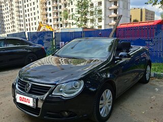 2008 Volkswagen Eos I, чёрный, 1000000 рублей, вид 2