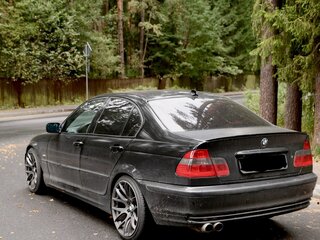 2000 BMW 3 серии 320i IV (E46), чёрный, 580000 рублей, вид 3