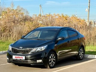 2017 Kia Rio III Рестайлинг, чёрный, 1180000 рублей, вид 2