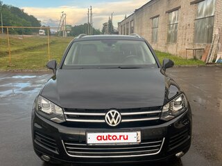 2012 Volkswagen Touareg II, чёрный, 1920000 рублей, вид 3