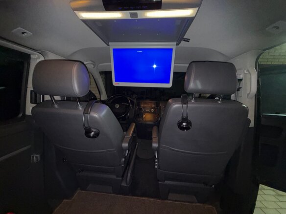 2008 Volkswagen Multivan T5, чёрный, 2250000 рублей - вид 14