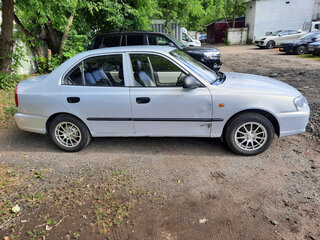 2008 Hyundai Accent ТагАЗ II, серебристый, 312000 рублей, вид 4