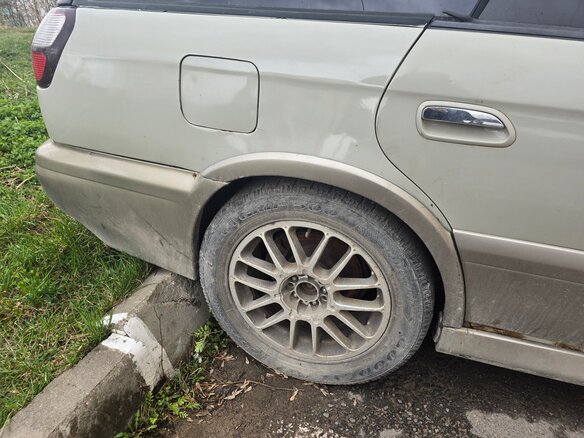 1998 Subaru Legacy Lancaster II, серый, 280000 рублей - вид 7