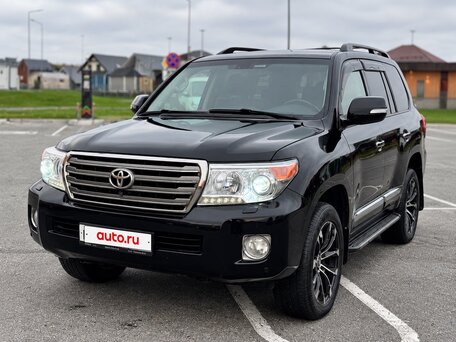 2012 Toyota Land Cruiser 200 Series Рестайлинг 1, чёрный, 3699000 рублей, вид 2