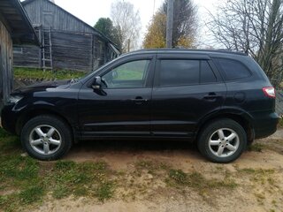 2008 Hyundai Santa Fe II, чёрный, 990000 рублей, вид 4