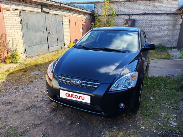2008 Kia Ceed I, чёрный - вид 1