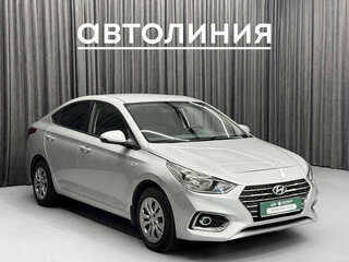 2019 Hyundai Solaris II, серебристый, 960000 рублей, вид 3