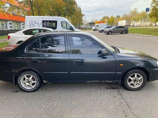 2008 Hyundai Accent ТагАЗ II, чёрный, 250000 рублей, вид 4