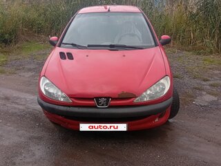2007 Peugeot 206, красный, 100000 рублей, вид 1