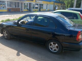 2007 Hyundai Accent ТагАЗ II, чёрный, 220000 рублей, вид 2