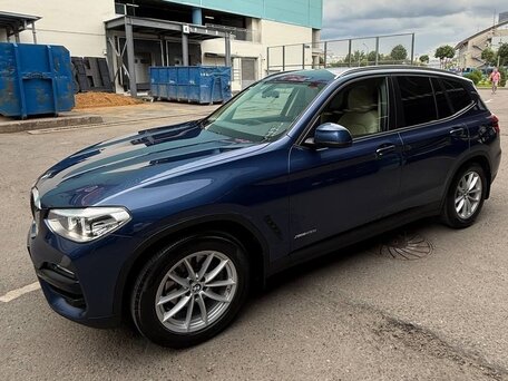 2018 BMW X3 20i xDrive III (G01), синий, 3500000 рублей, вид 5