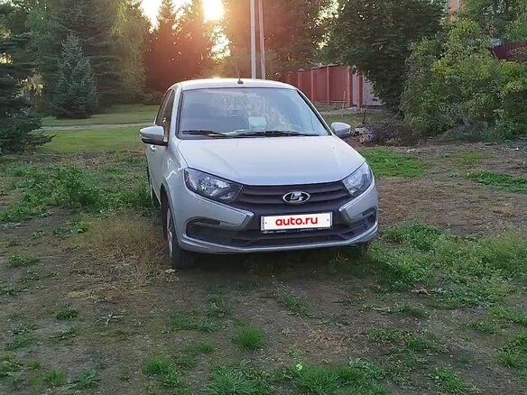 2023 Lada (ВАЗ) Granta I Рестайлинг, серебристый, 700000 рублей - вид 2