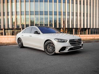 2021 Mercedes-Benz S-Класс 400 d 4MATIC VII (W223), белый, 10200000 рублей, вид 3