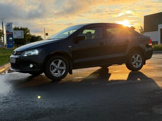 2012 Volkswagen Polo V, чёрный, 750000 рублей, вид 4