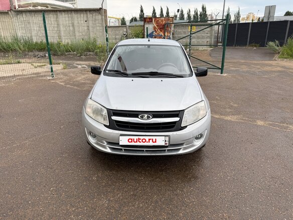 2012 Lada (ВАЗ) Granta I, серебристый, 275000 рублей - вид 2