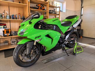 2006 Kawasaki ZX-10R Ninja, зелёный, 650000 рублей, вид 1