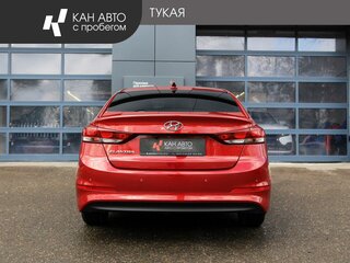 2018 Hyundai Elantra VI (AD), красный, 1363800 рублей, вид 4