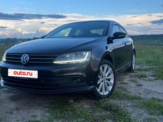 2017 Volkswagen Jetta VI Рестайлинг, чёрный, 1350000 рублей, вид 1
