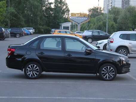 2024 Lada (ВАЗ) Granta I Рестайлинг, чёрный, 890000 рублей, вид 4