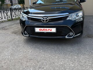 2016 Toyota Camry VII (XV50) Рестайлинг, чёрный, 1855000 рублей, вид 1