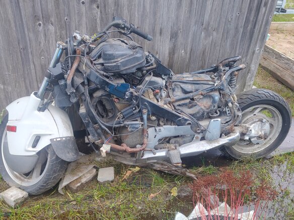 1994 Honda PC 800, белый, 65000 рублей - вид 1