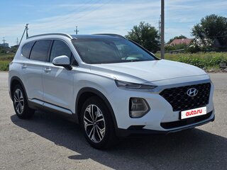 2018 Hyundai Santa Fe IV, белый, 3300000 рублей, вид 2